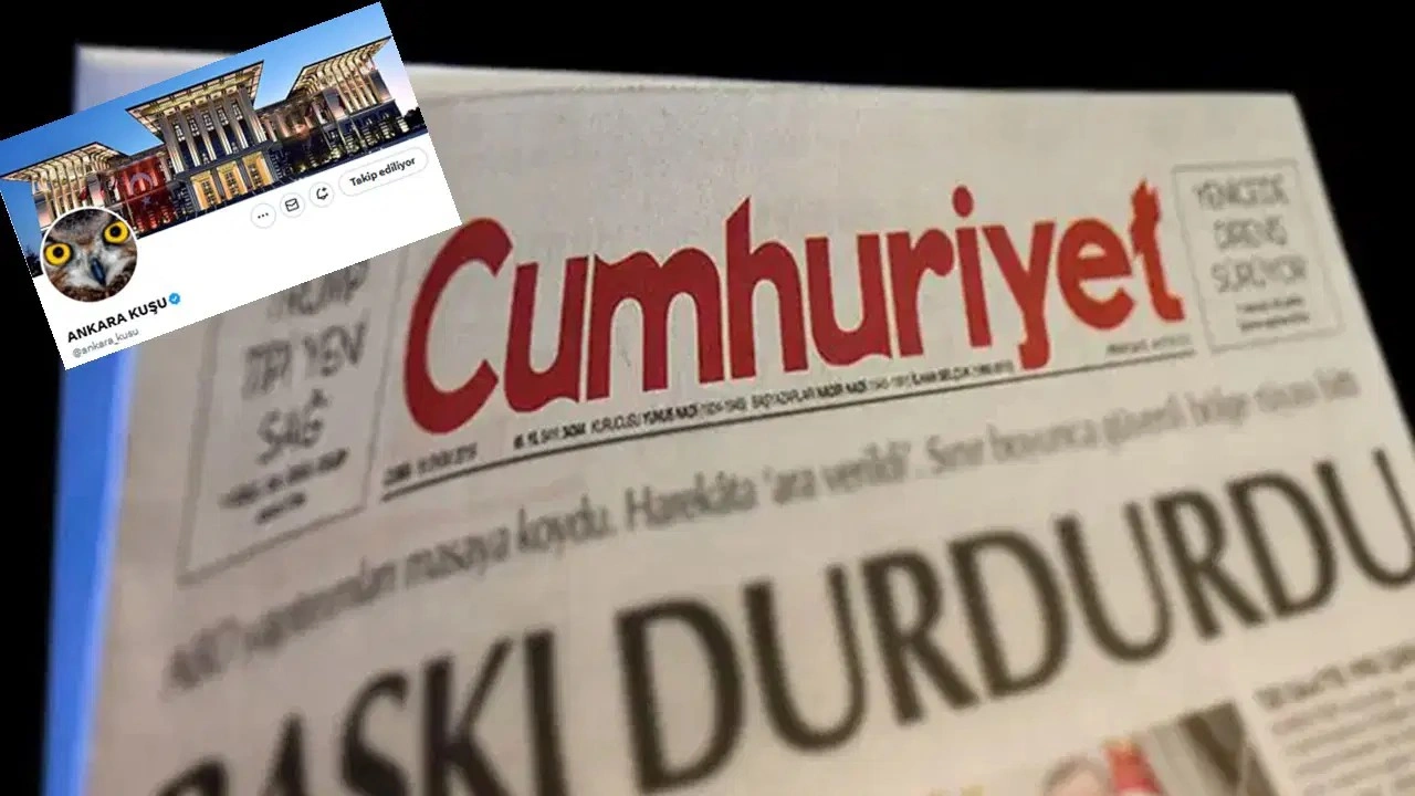 Operasyon hesabı 'Ankara Kuşu'ndan Cumhuriyet Ankara Temsilcisine çirkin itham!