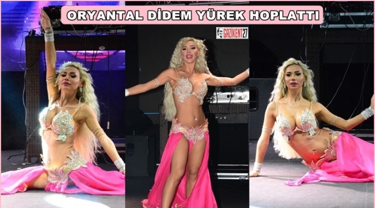 Oryantal Didem, unutulmaz bir gece yaşattı