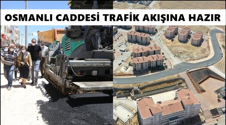 Osmanlı Caddesi’ndeki çalışma tamamlandı