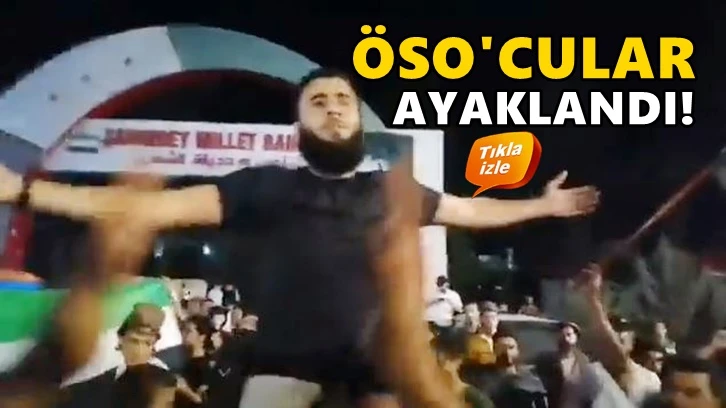 ÖSO taraftarları Türkiye karşıtı eylemlere başladı!