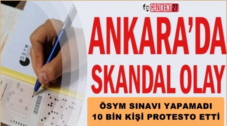 &Ouml;SYM skandalı: 10 bin kişinin katıldığı sınav iptal edildi