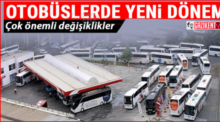 Otob&uuml;s yolculuğunda yeni d&ouml;nem!