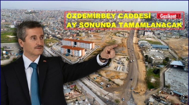 &Ouml;zdemirbey Caddesi'nde sona gelindi