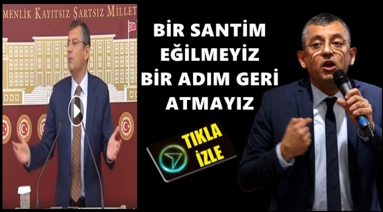 Özel: Bir santim eğilmeyiz!