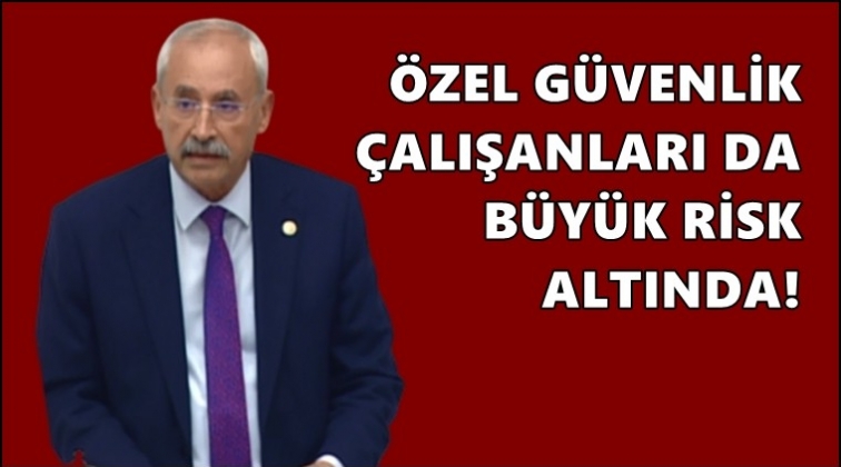 'Özel güvenlik çalışanlarına tedbir alınmalı'