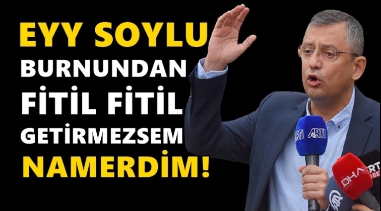 Özel'den Soylu'ya: Burnundan fitil fitil getirmezsem...