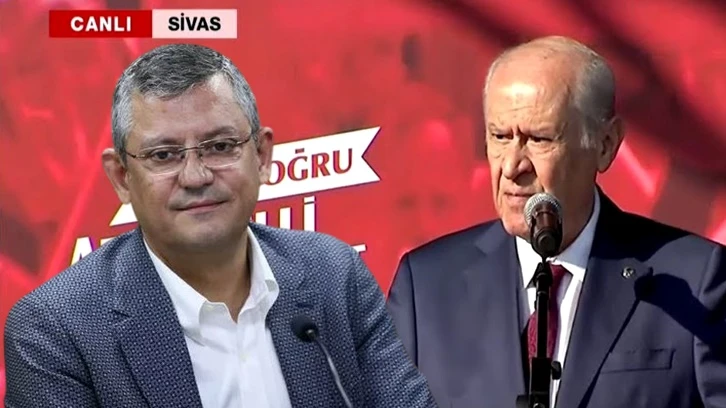 Özgür Özel, Bahçeli'nin okuduğu şiirin devamını getirdi...