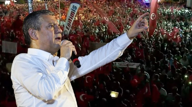 Özgür Özel: Baklavanın üstünde ampul yanmış!