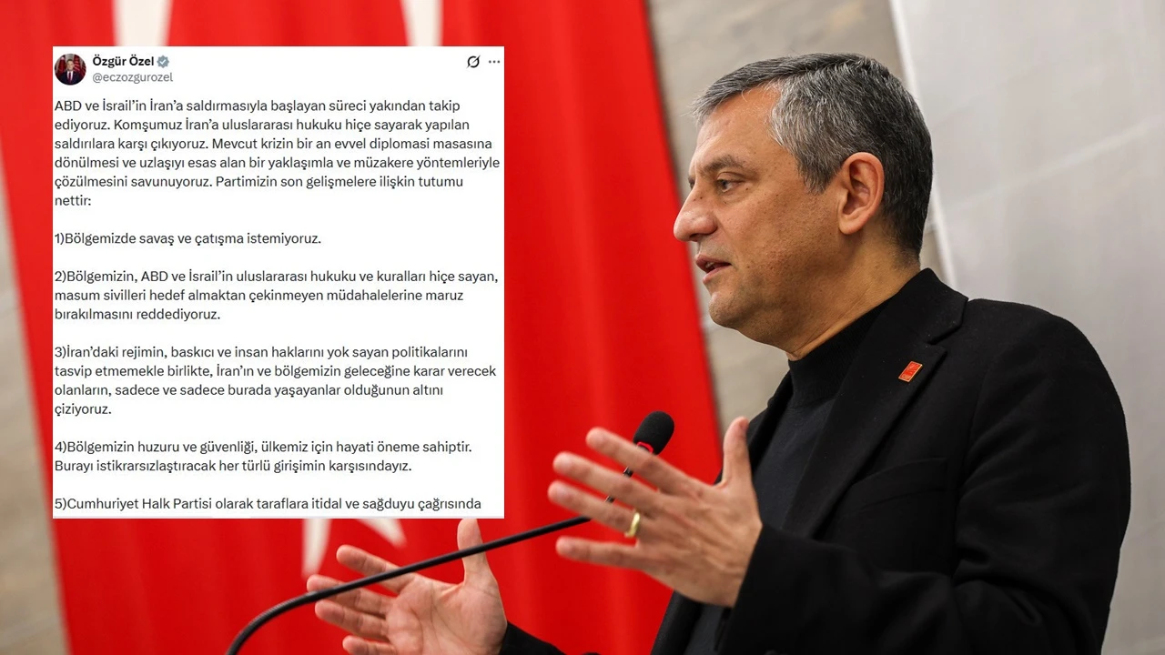 &Ouml;zg&uuml;r &Ouml;zel'den 7 maddelik kritik 'İran' paylaşımı...