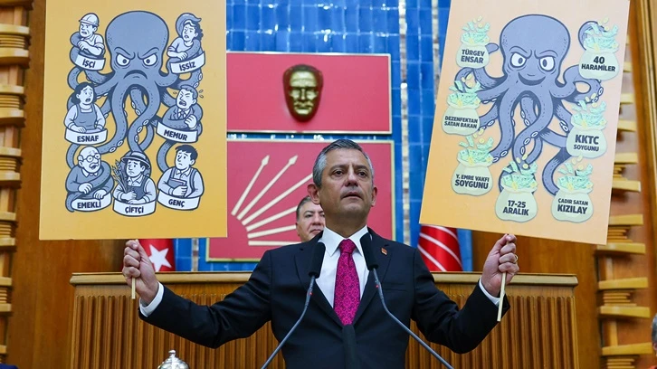 Özgür Özel'den Erdoğan'a 'Ahtapot' yanıtı 