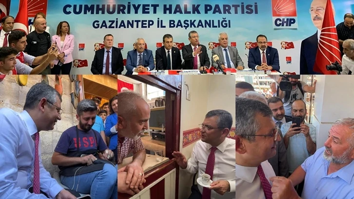 Özgür Özel Gaziantep'te konuştu