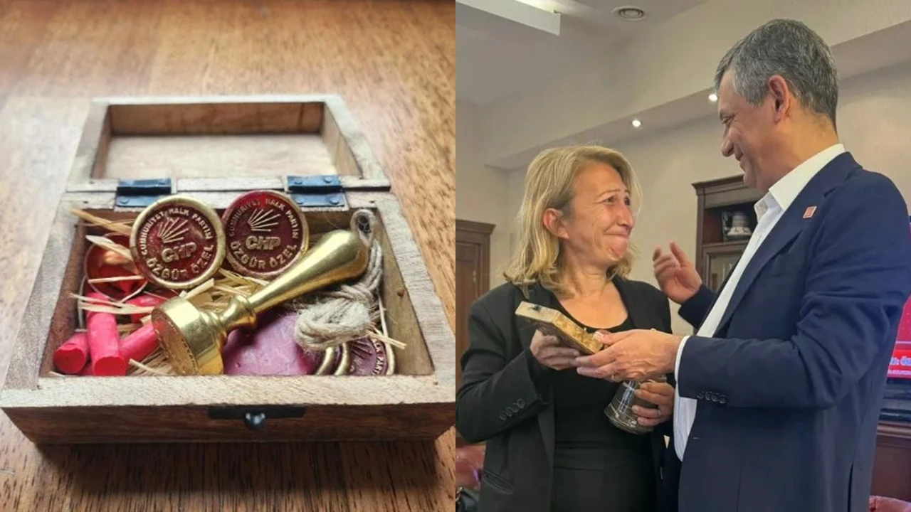 &Ouml;zg&uuml;r &Ouml;zel, genel başkanlık m&uuml;hr&uuml;n&uuml; CHP'li o vekile emanet etti