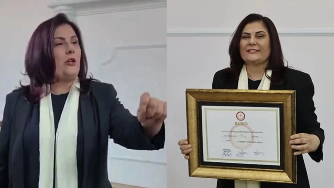 Özlem Çerçioğlu'na mazbatası yemekhanede verilmişti!