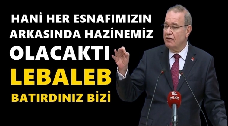 Öztrak: Lebaleb batırdınız bizi...