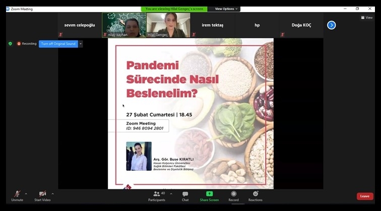 Pandemi sürecinde nasıl beslenelim?