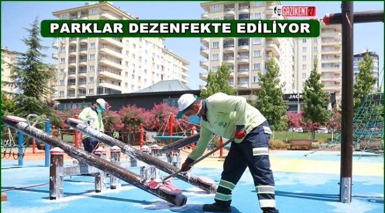 Parklar doğal ila&ccedil;larla yıkandı