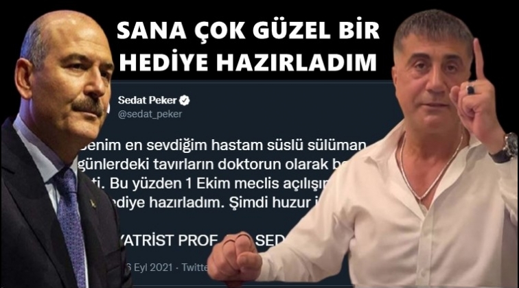 Peker'den Soylu'ya: Sana bir hediye hazırladım...