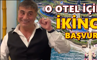 Peker'in gündeme getirdiği otel için başvuru