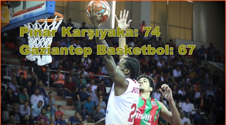 Pınar Karşıyaka - Gaziantep Basketbol: 74-67
