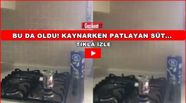 Pişirilirken patlayan s&uuml;t skandalı!..