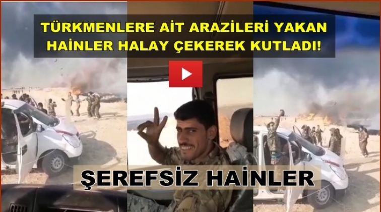 PKK'lı teröristler sivillere ait arazileri yaktı!
