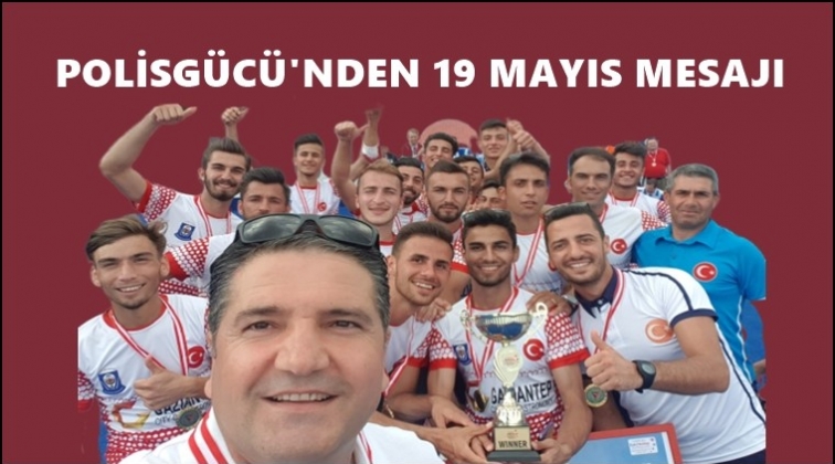 Polisgücü sporcularından anlamlı mesaj