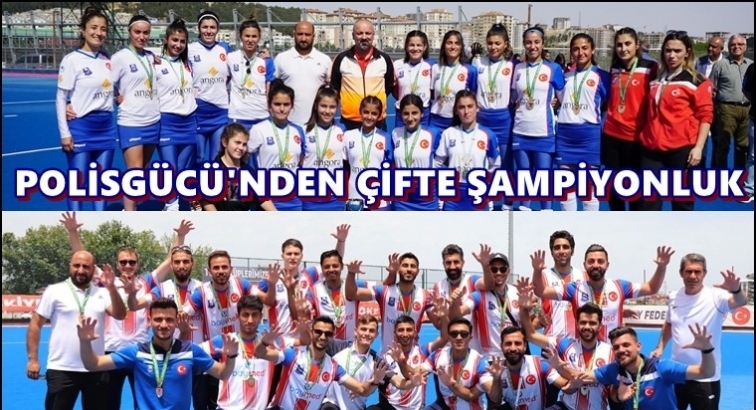 Polisgücü'nün erkek takımı da şampiyon...