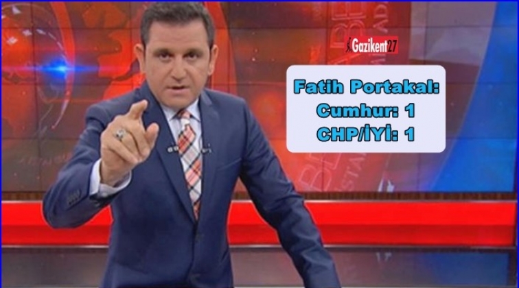 Portakal: Cumhur: 1 CHP/İYİ: 1