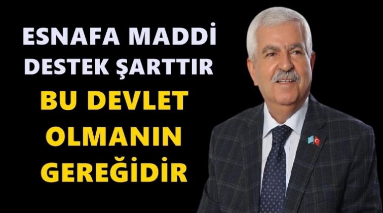 Prof. Dr. Filiz, esnafın sesi oldu...