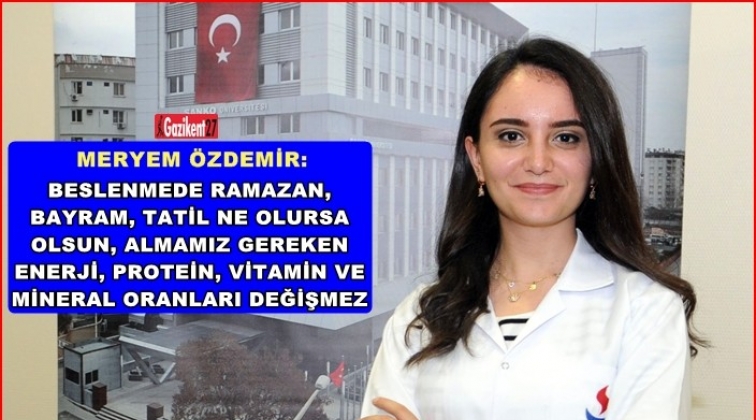 Ramazan'da beslenme &ouml;nerileri