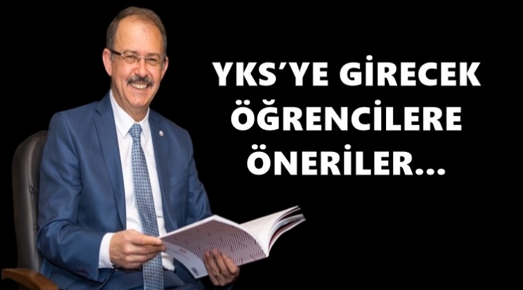 Rektör Dağlı'dan öğrencilere YKS mesajı