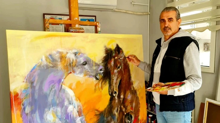 Ressam Abdurrahim Güney eserlerini sergileyecek