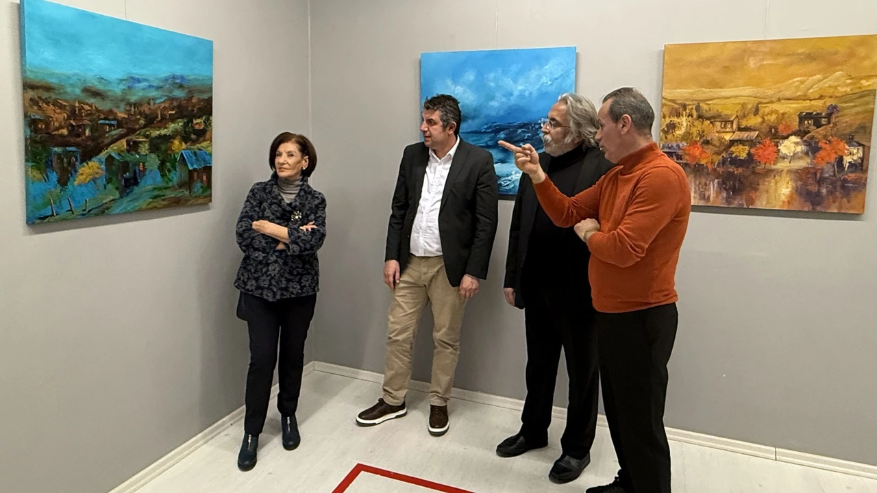 Ressam Cemil Candaş'tan, &ldquo;Sessizliğin Renk Dili&rdquo; temalı resim sergisi