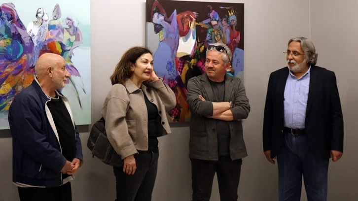 Ressam Nurgül Ferahoğlu resim sergisini açtı