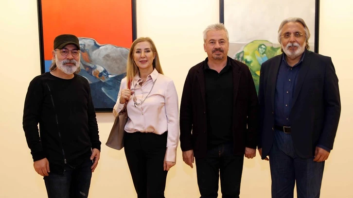 Ressam Özgür Eryılmaz’ın “Kabuk” isimli resim sergisi açıldı