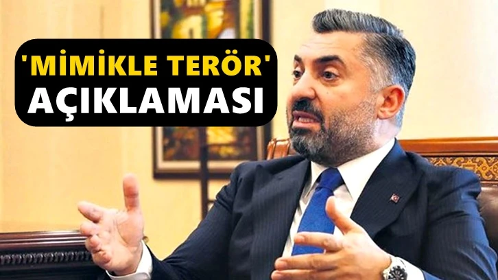 RTÜK Başkanı Ebubekir Şahin'den 'mimik' açıklaması