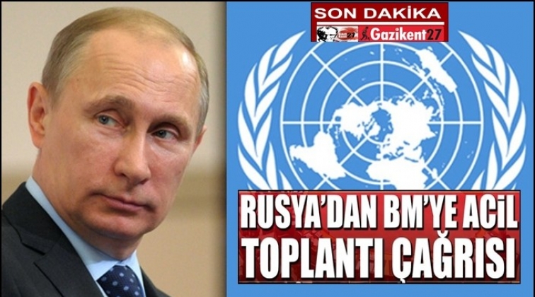 Rusya BM'yi yarın Suriye için toplantıya çağırdı