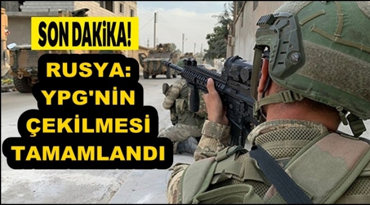 Rusya: YPG'nin çekilmesi tamamlandı