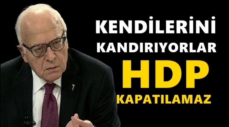Sabih Kanadoğlu: HDP kapatılamaz!