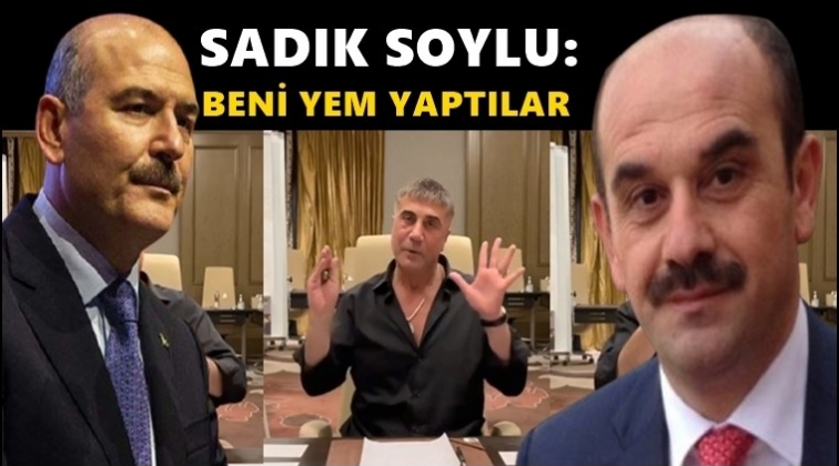 Sadık Soylu: Beni yem yaptılar...