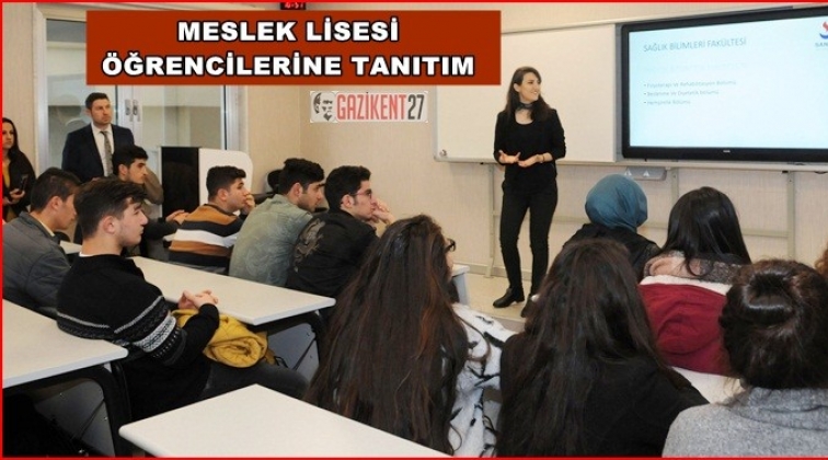 Sağlık Meslek Lisesi öğrencileri SANKO Üniversitesi'nde