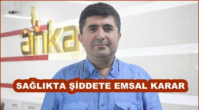 Sağlıkta şiddete emsal karar