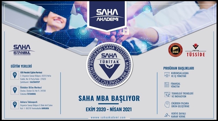 SAHA MBA, Gaziantep’te başlıyor...