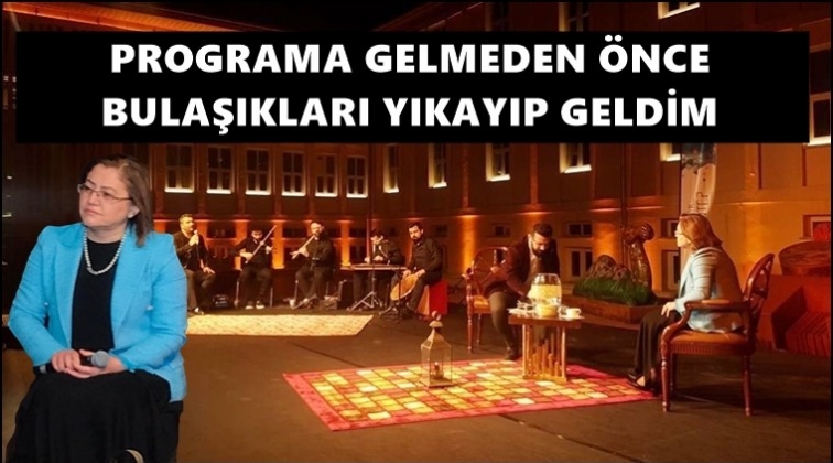 Şahin: Bulaşık yıkayıp geldim...