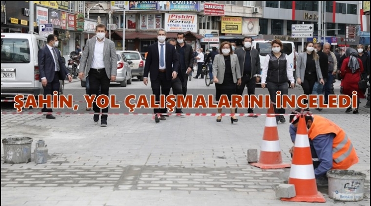 Şahin, çalışmaları yerinde inceledi