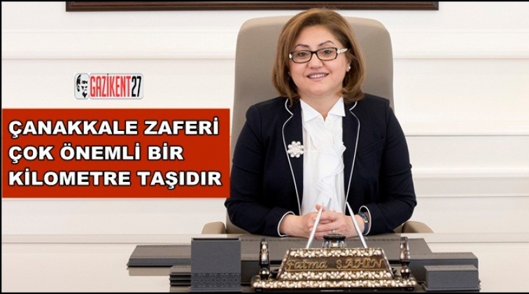 Şahin, &Ccedil;anakkale Zaferi&rsquo;ni kutladı