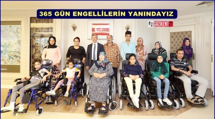 Şahinbey, 2 bin tekerlekli sandalye dağıttı