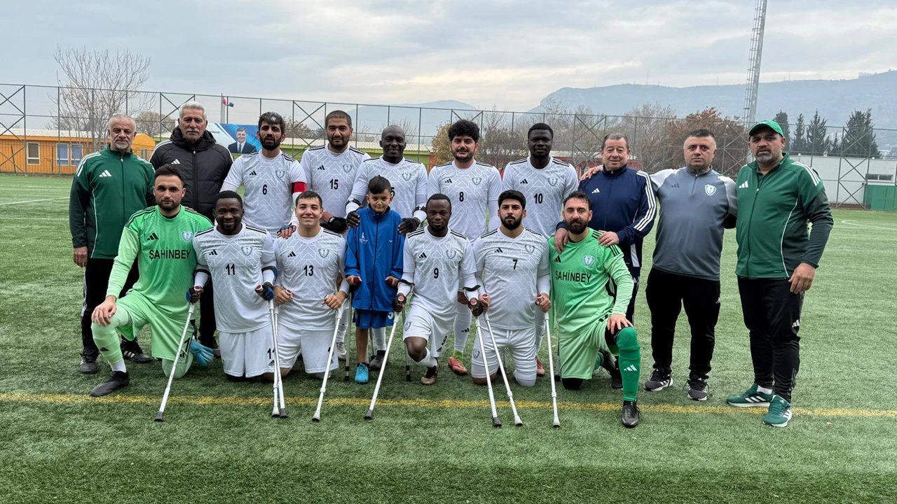 Şahinbey Ampute'den 11-0'lık farklı galibiyet