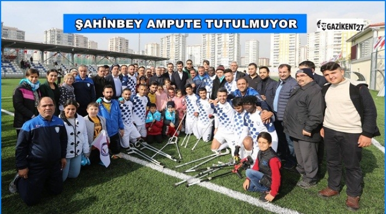 Şahinbey Ampute, TSK’yı 7-0 mağlup etti