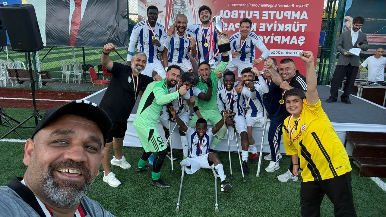 Şahinbey Ampute T&uuml;rkiye Kupası'nı da aldı!